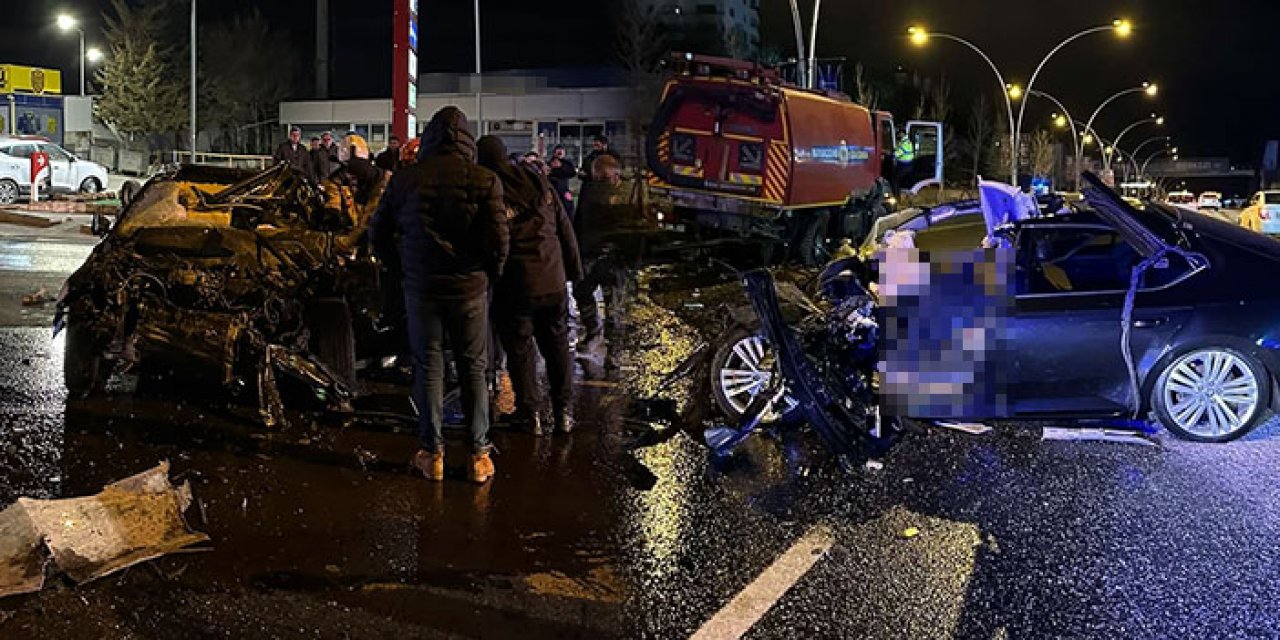 Tankere çarpan sürücü hayatını kaybetti