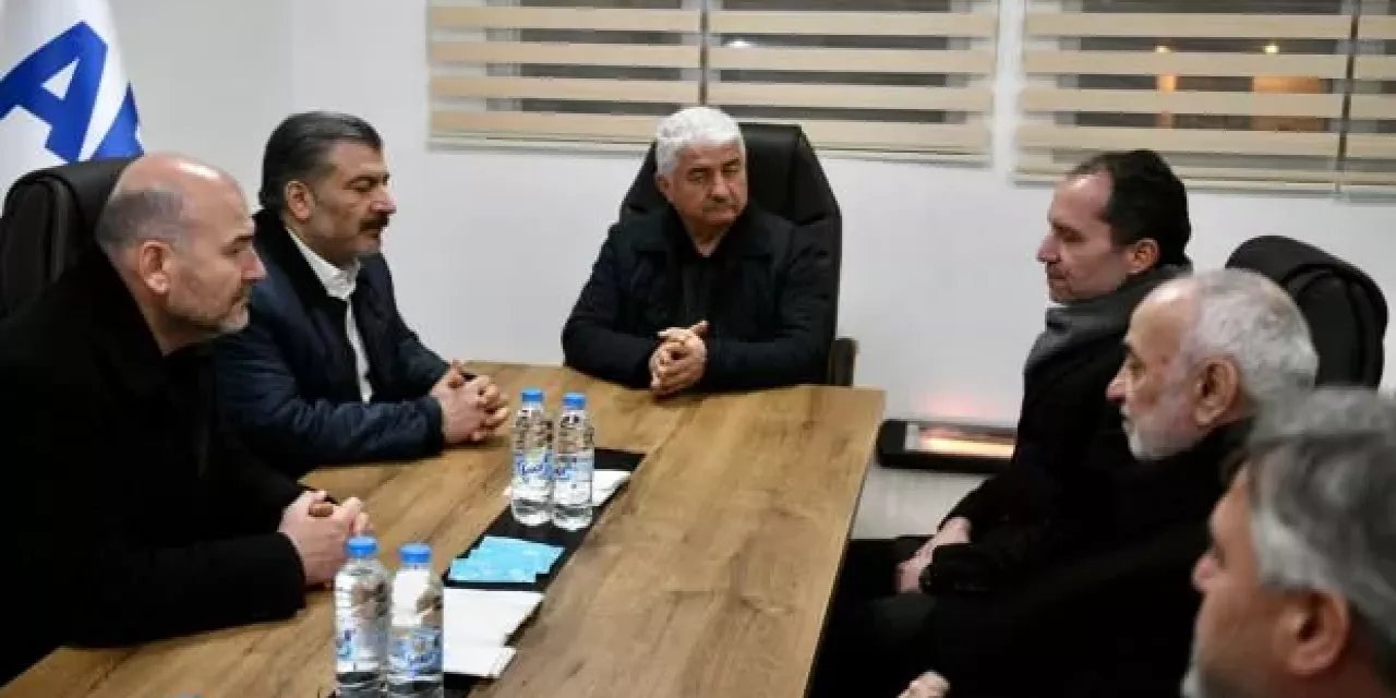 Fatih Erbakan, Bakan Soylu ve Fahrettin Koca ile görüştü