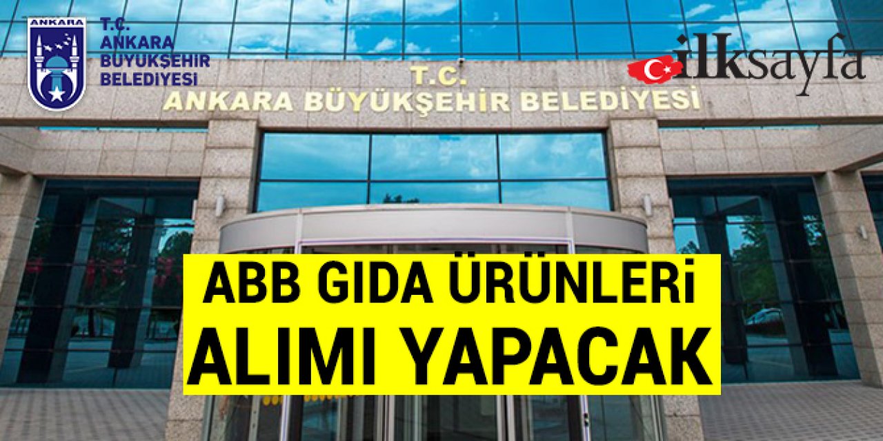 ABB gıda ürünleri alacak