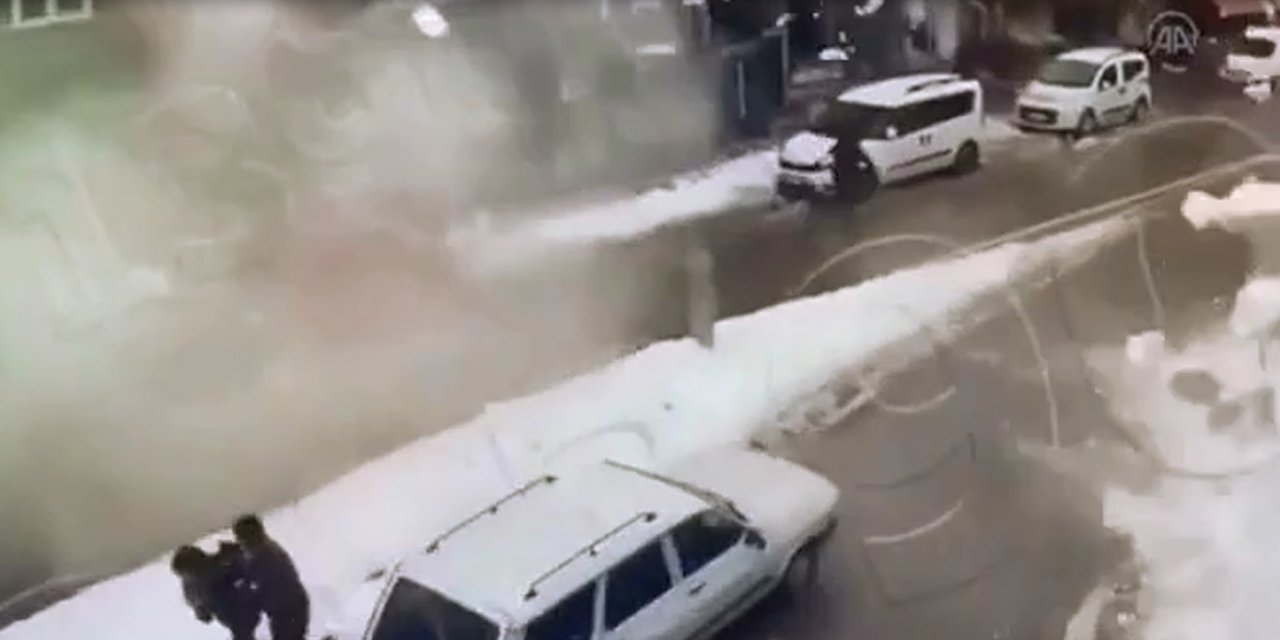 Afşin'de deprem anı KGYS kameralarında