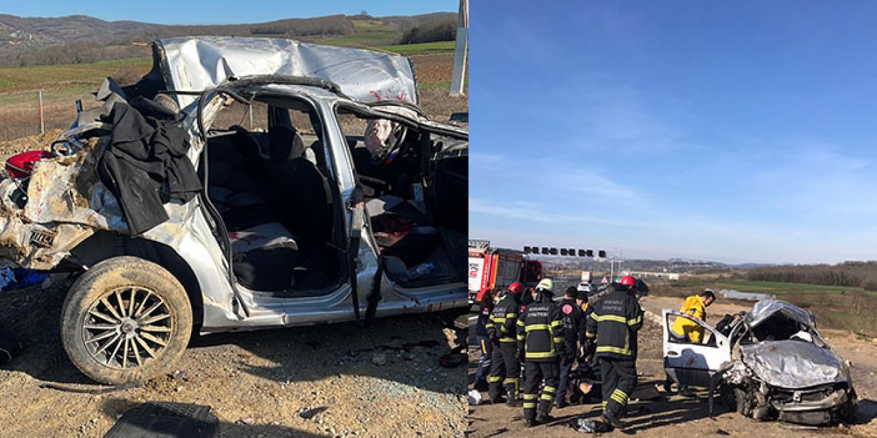 Deprem bölgesinden dönüşte kaza: 2 ölü 3 yaralı