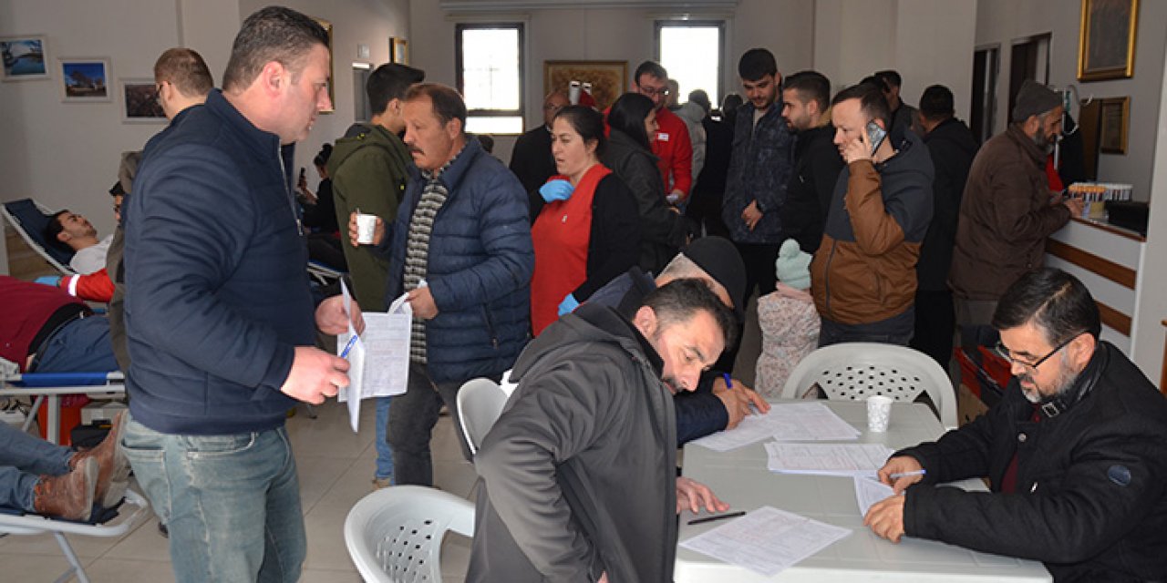 Kahramankazan Belediyesi’nde Kanını bağışla yaraları sar sloganı