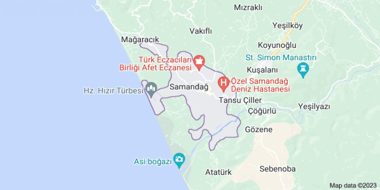 Hatay Samandağ'ın nüfusu kaç?