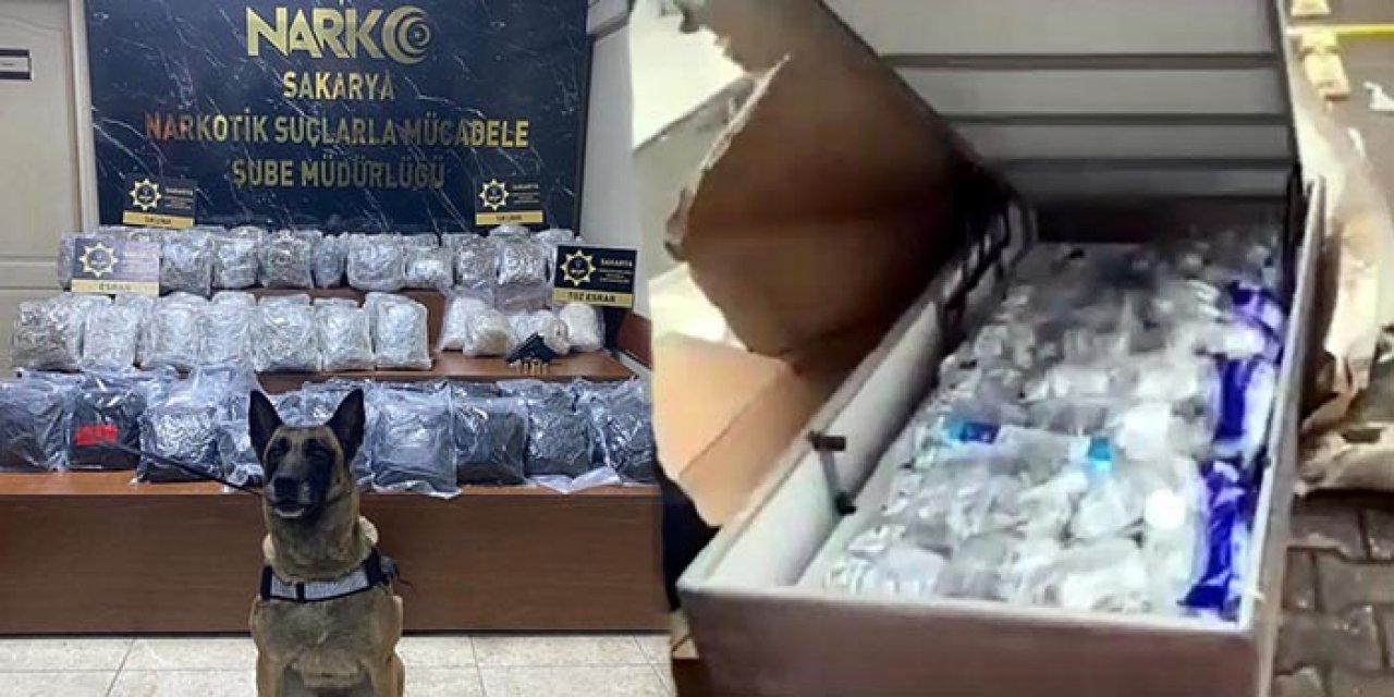 Nakliye aracında 80 kilo uyuşturucu yakalandı