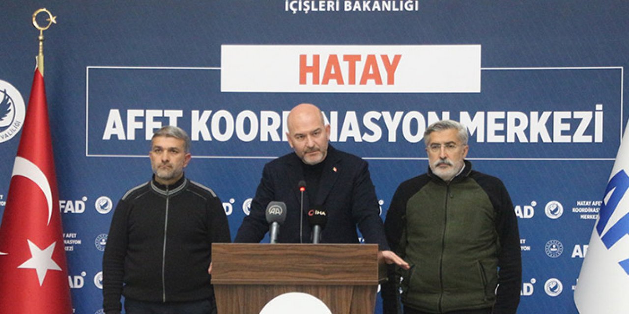 Bakan Soylu’dan deprem açıklamaları: Eşya yardımı yapılacak