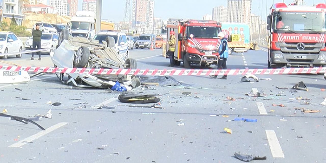 İstanbul’da trafik kazası: 1 ölü 2 yaralı