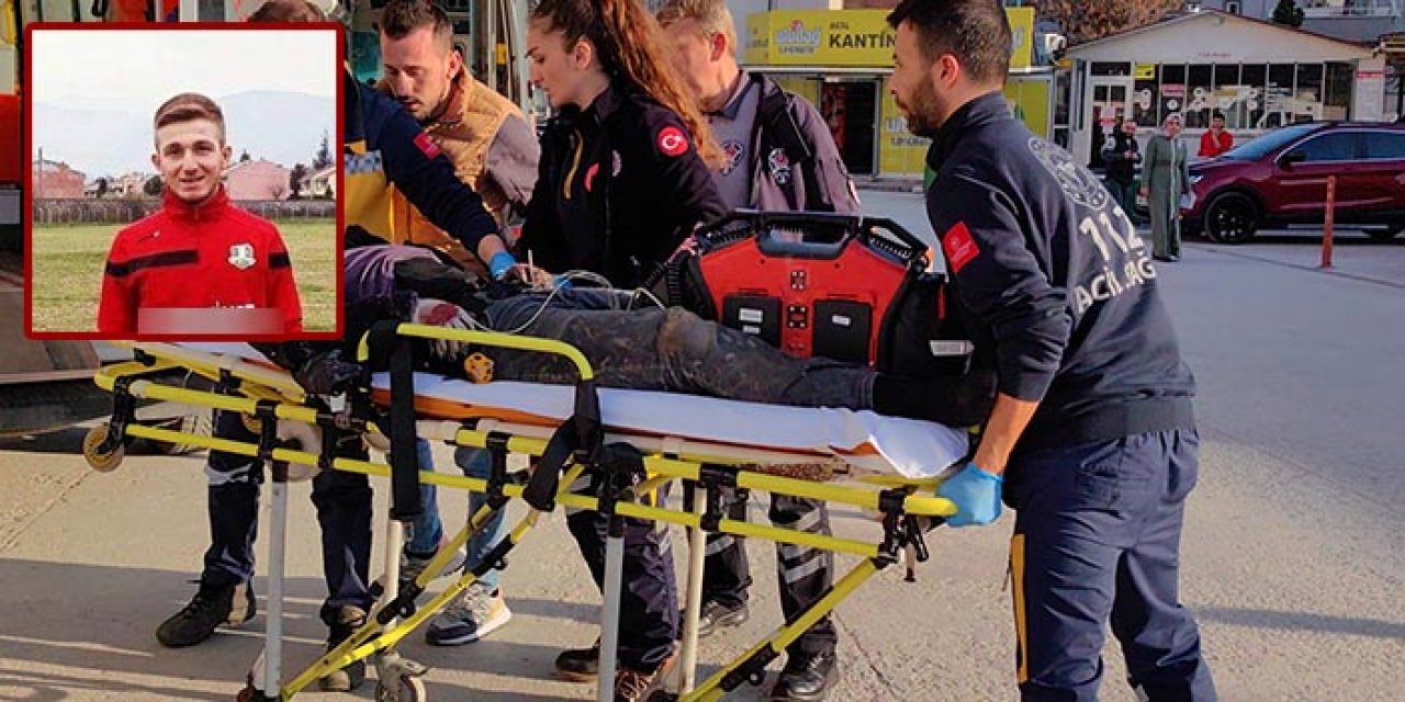 Solvent dolu varil bomba gibi patladı