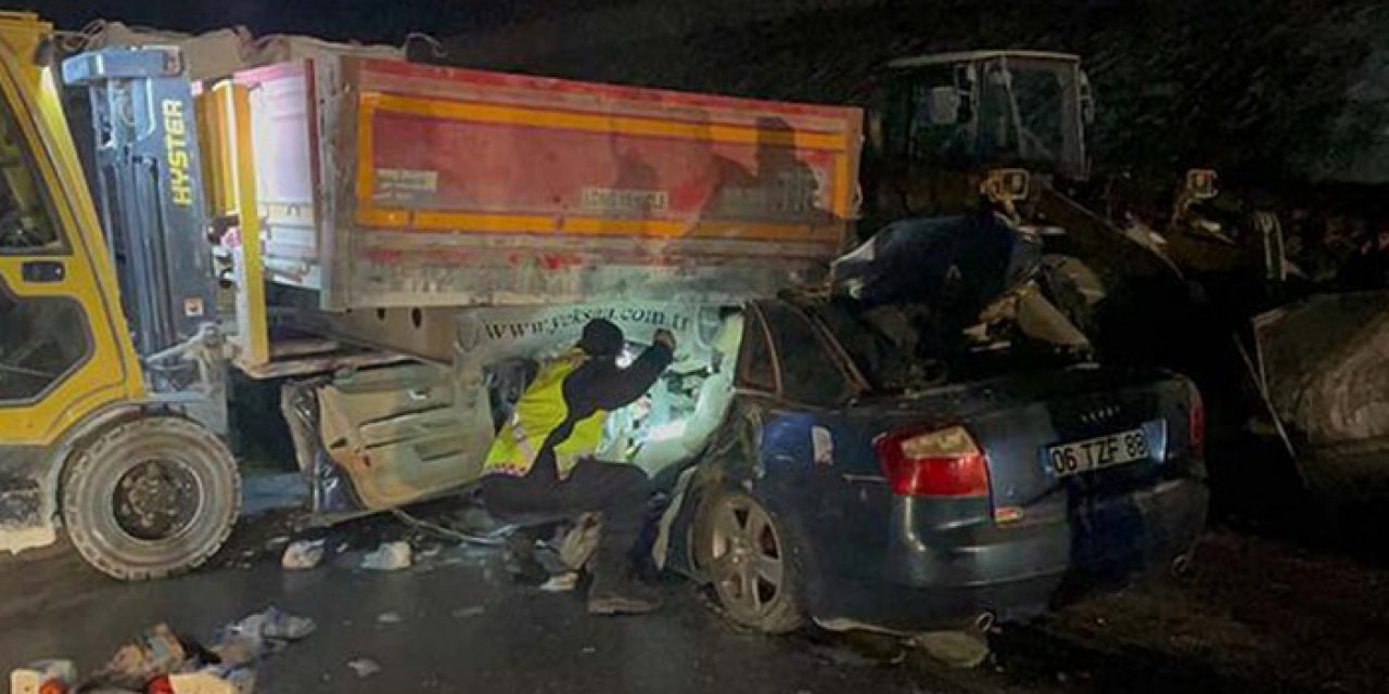 Niğde’de TIR’a çarptı hayatını kaybetti
