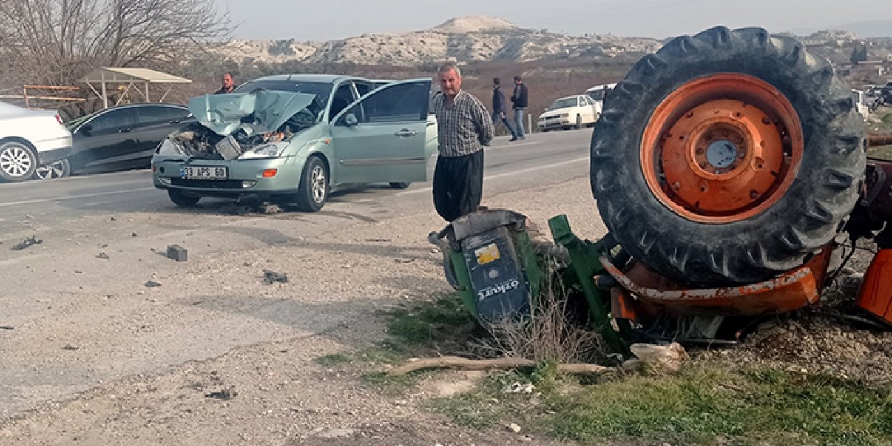 Mersin’de otomobil ve traktör çarpıştı: 1 ölü