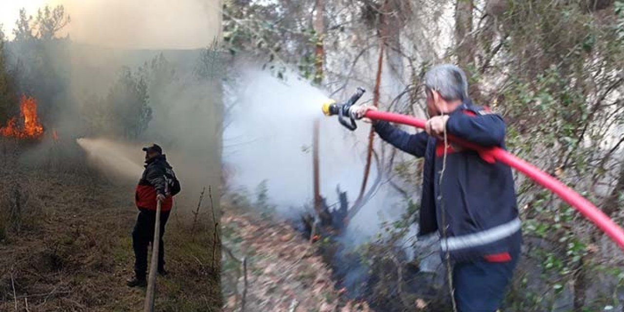 Kadirli’de orman yangını