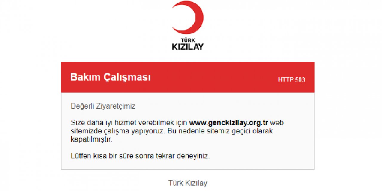 Genç Kızılay gitti geldi