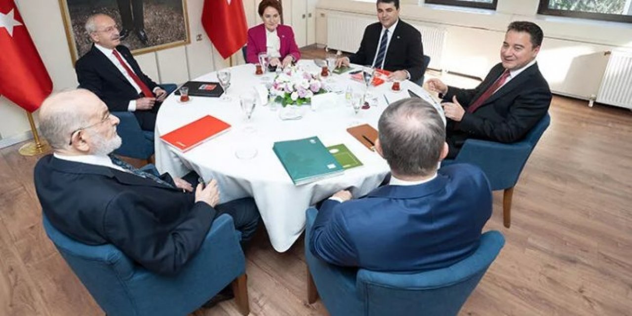 FLAŞ... 6 lı masa toplantısı bitti mi? Altılı masa toplantısı bitti mi? Cumhurbaşkanı Adayı kim oldu? Millet ittifakı kim oldu?