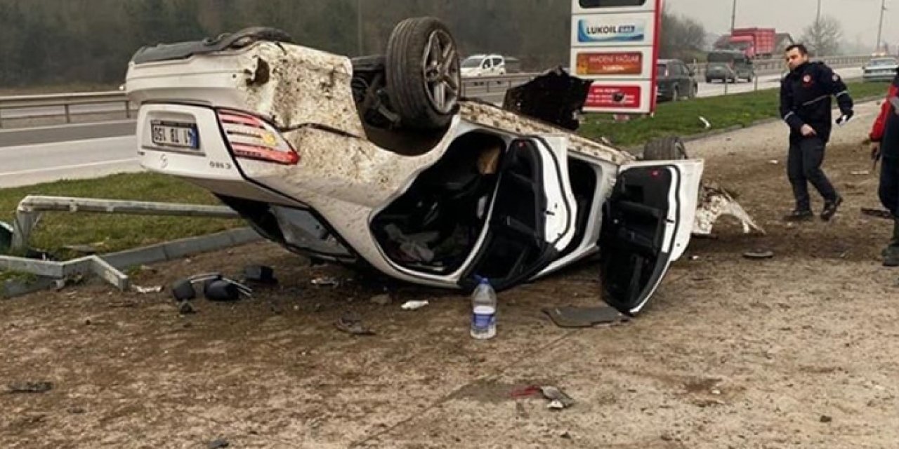 Sakarya’da feci kaza: 1 ölü 1 yaralı