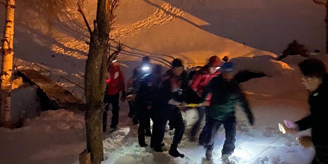 KAÇKAR DAĞLARI’NDA ÇIĞ DÜŞTÜ