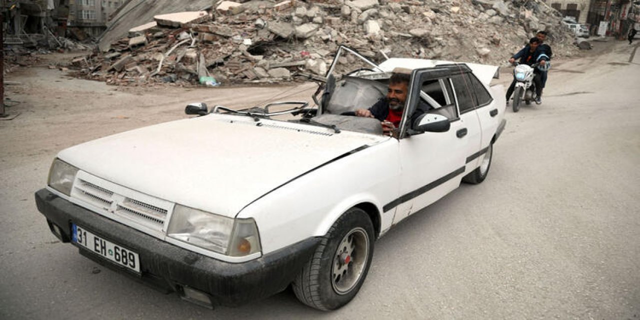 Hatay'da deprem hatırası