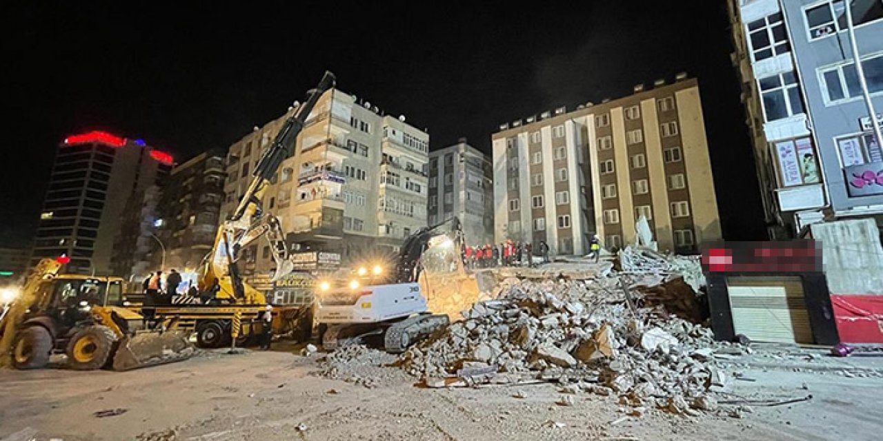 Şanlıurfa’da yıkılan binada çalışmalar tamamlandı