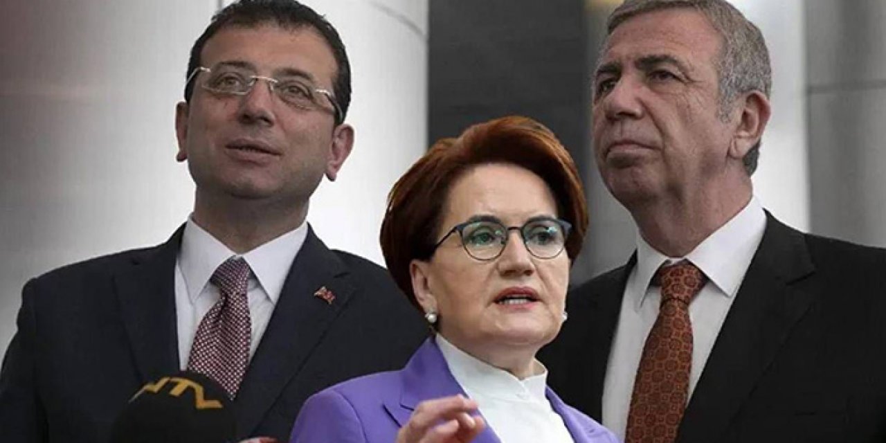 Yavaş ve İmamoğlu İyi Parti'de Akşener'le görüştü