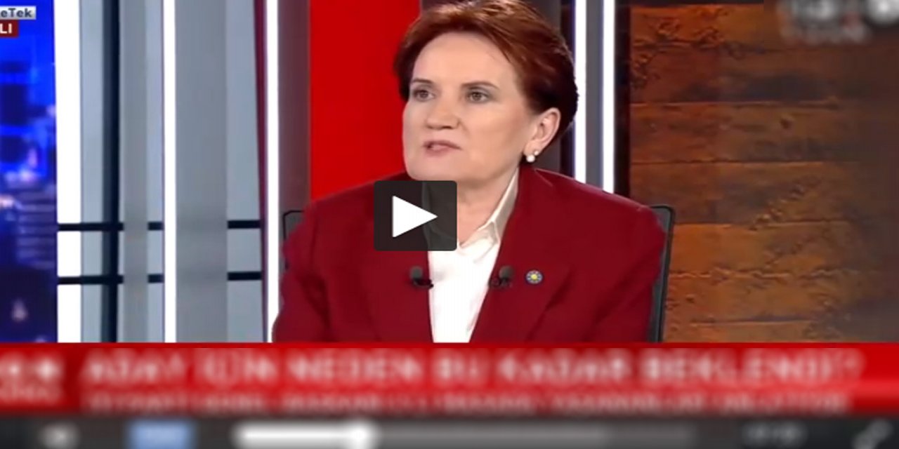 Meral Akşener: O açıklama evet sertti, sert olmalıydı