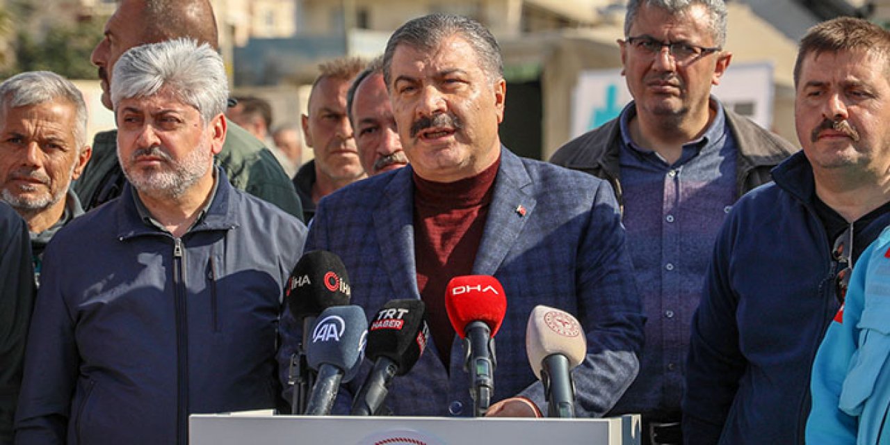 Fahrettin Koca açıklamalarda bulundu