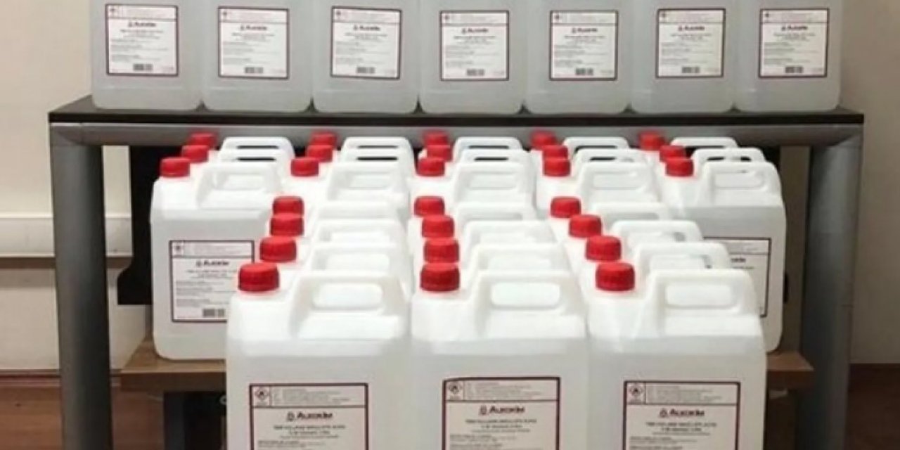 Başkentte 5 tonluk kaçak alkol operasyonu