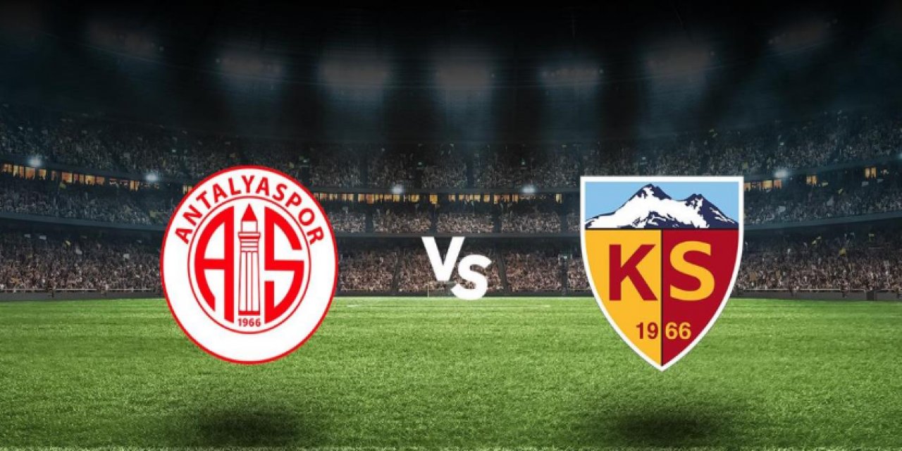 Antalyaspor  – Kayserispor maçı ne zaman, saat kaçta, hangi hakem yönetecek?