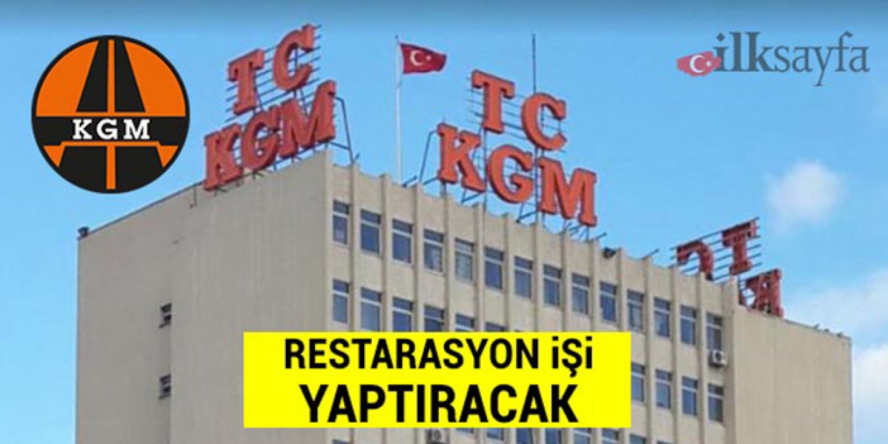 Karayolları 4. Bölge Müdürlüğü restorasyon uygulama işi yaptıracak