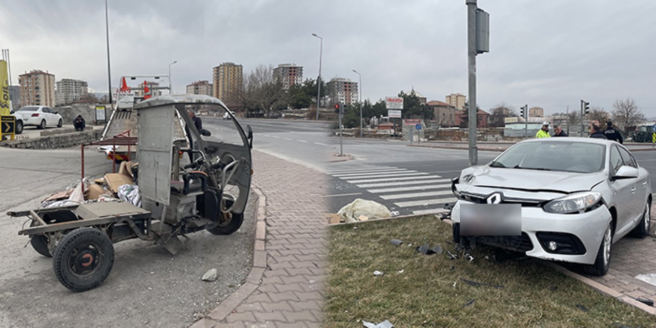 Kayseri’de otomobille motosikletli çarpıştı: 1 ölü