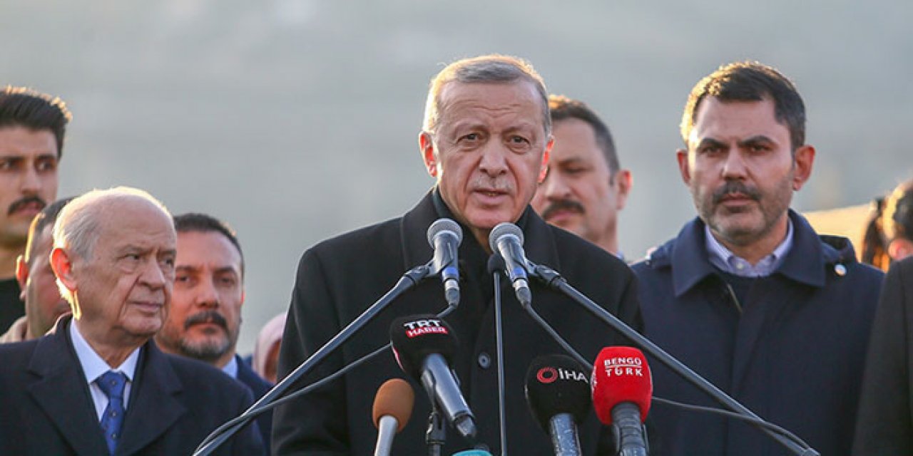 Cumhurbaşkanı Erdoğan Hatay'da açıklamalarda bulundu