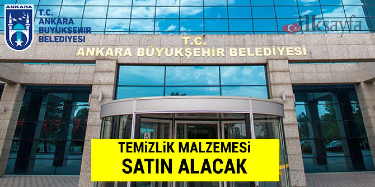 ABB temizlik malzemesi satın alacak