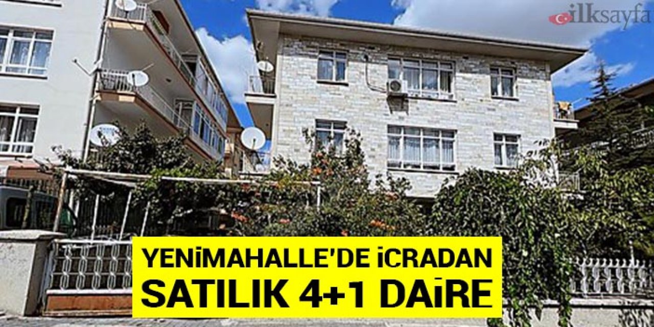 Ankara Yenimahalle’de icradan satılık 4+1 daire