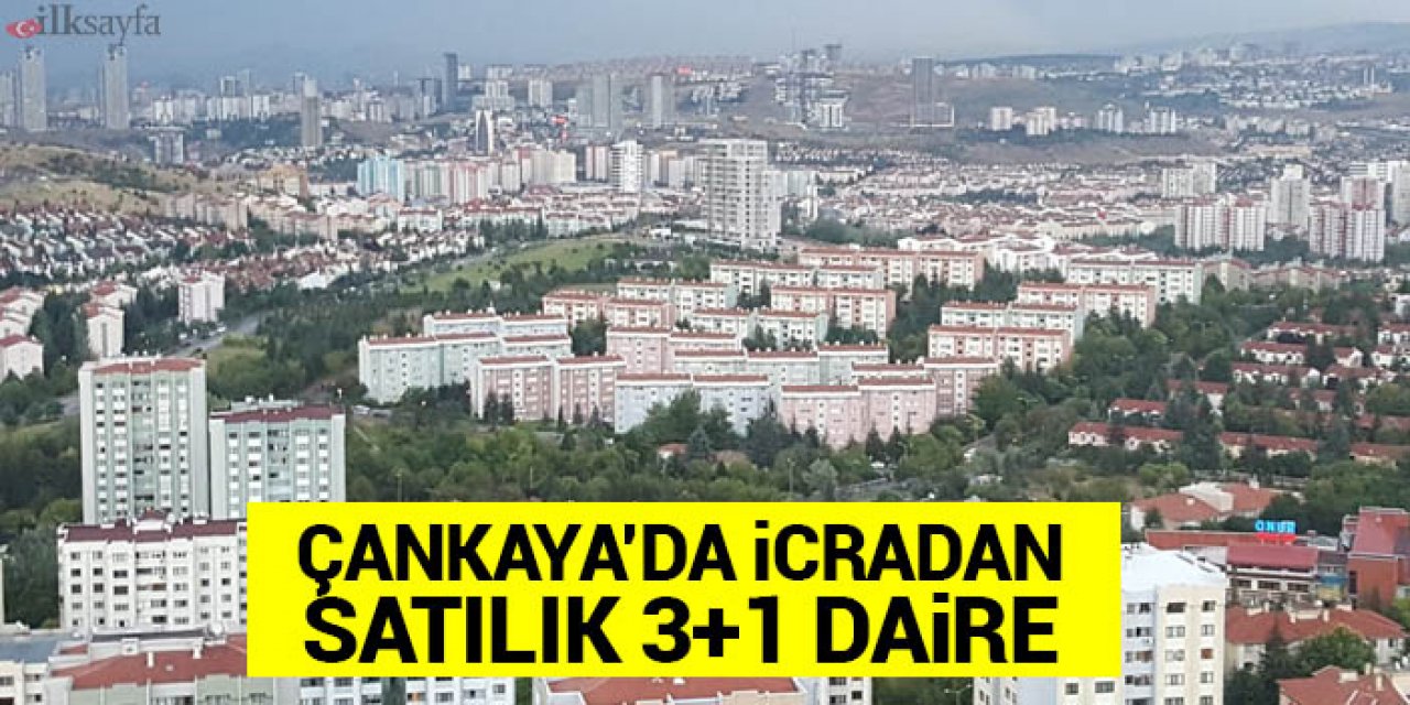 Ankara Çankaya’da icradan satılık 3+1 daire