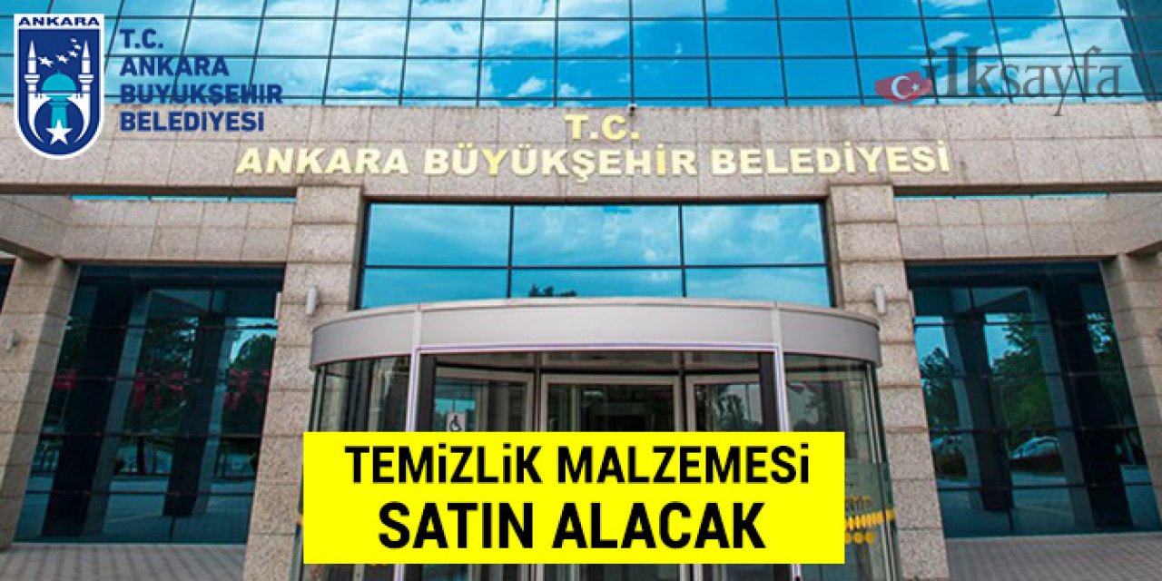 ABB temizlik malzemesi satın alacak