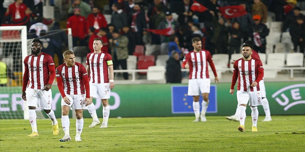 Sivasspor da Avrupa'da havlu attı