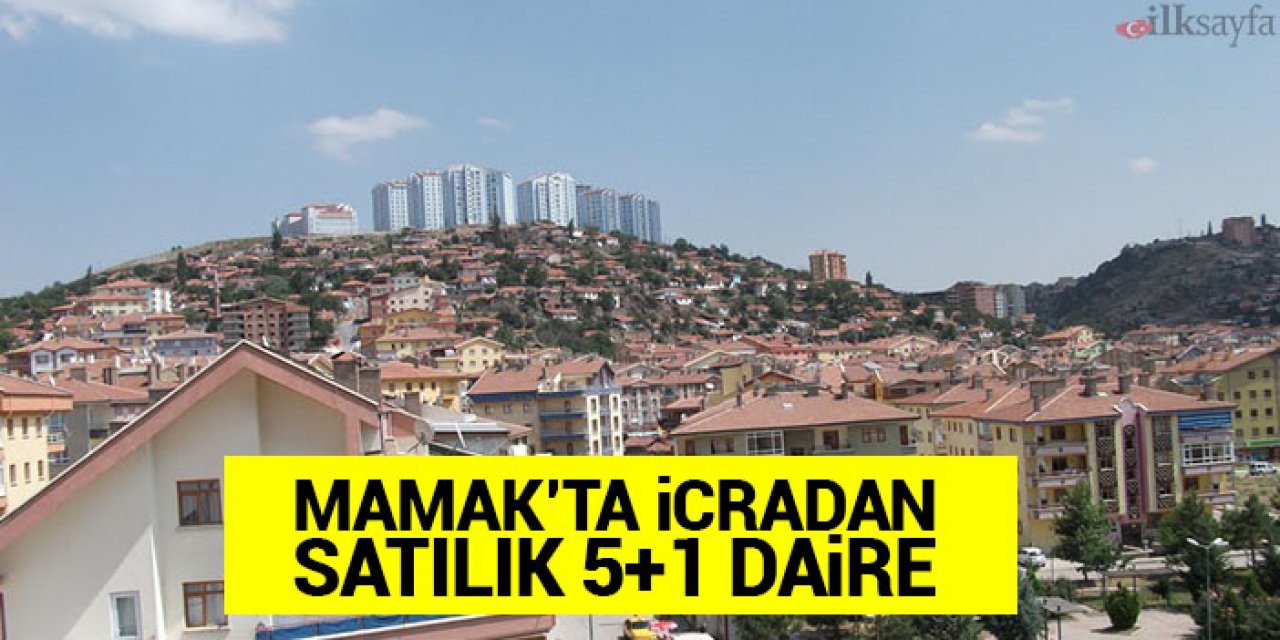 Ankara Mamak’ta icradan satılık 5+1 daire