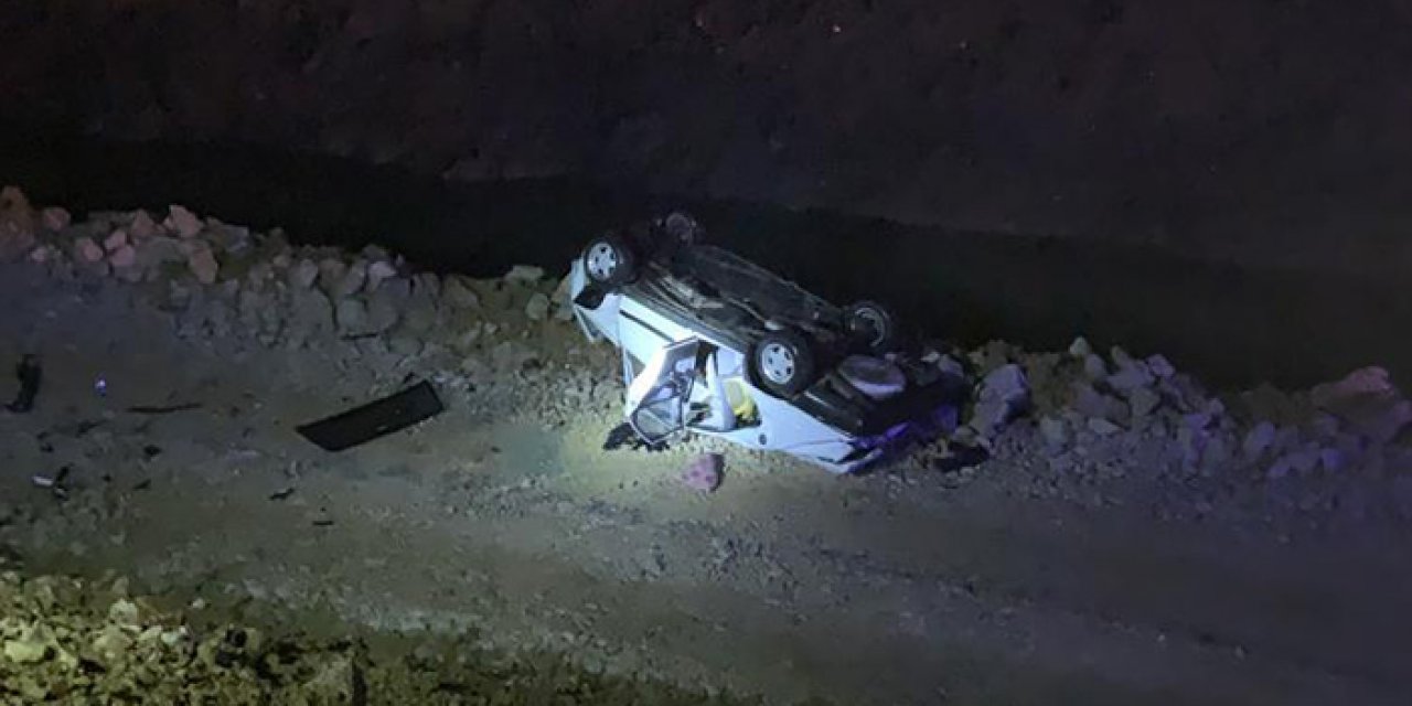 Otomobil şarampole uçtu: 4 yaralı