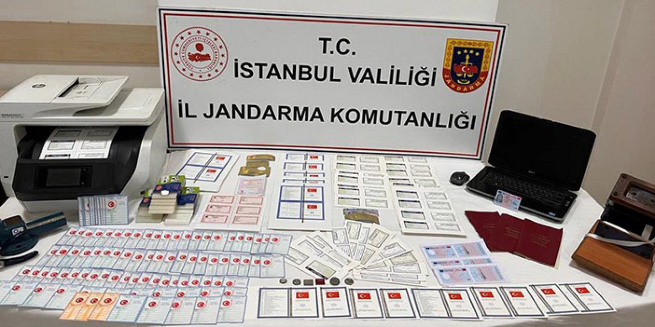 İstanbul’da sahte evrak operasyonu: 1 gözaltı