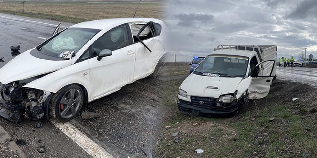 Nevşehir’de kamyonetle otomobil çarpıştı: 9 yaralı