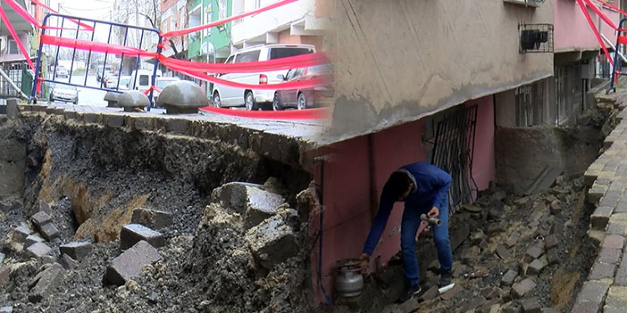 İstanbul Avcılar’da istinat duvarı çöktü