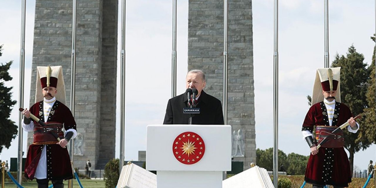 Cumhurbaşkanı Erdoğan: Çanakkale ruhuna ihtiyacımız var