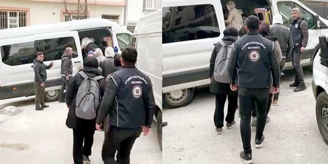 Gaziantep’te kaçak göçmen operasyonu: 14 kişi yakalandı