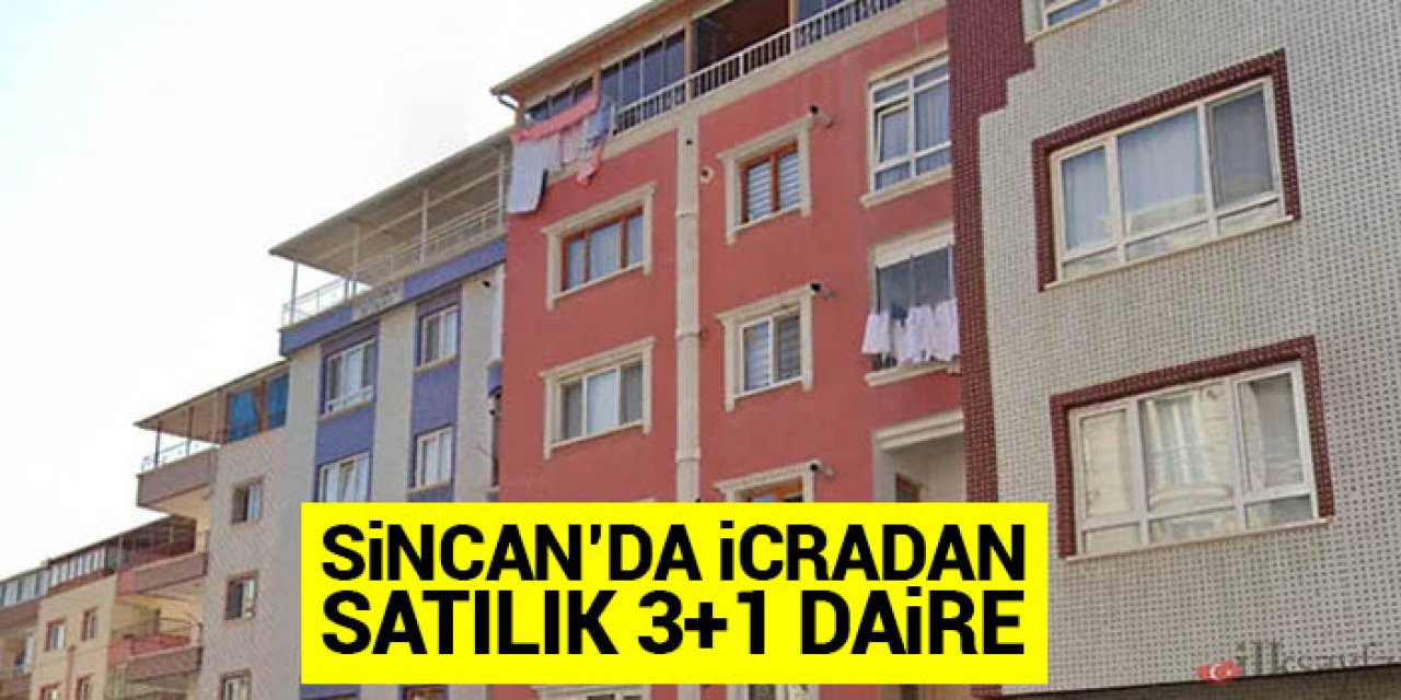Ankara Sincan'da icradan satılık 3+1 daire