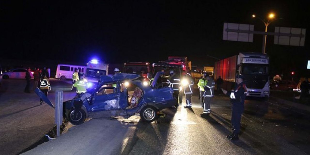 Uşak’ta feci kaza: 1 ölü 3 yaralı
