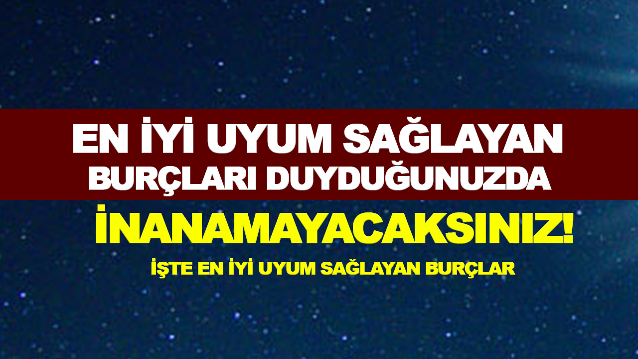 Belki de en iyi ve en mükemmel çifti sizsiniz: İşte En iyi uyum sağlayan burçlar!