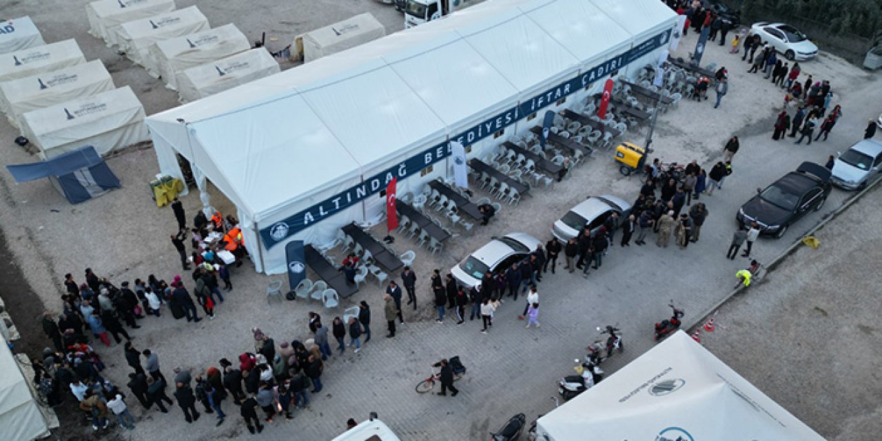 Altındağ Belediyesi’nden Osmaniye’de iftar sofrası