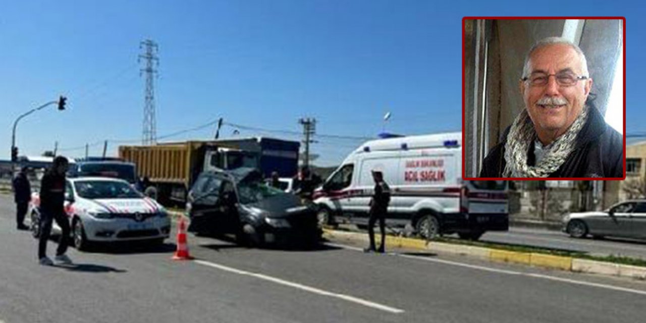 Korkunç kaza: Baba öldü oğlu yaralandı