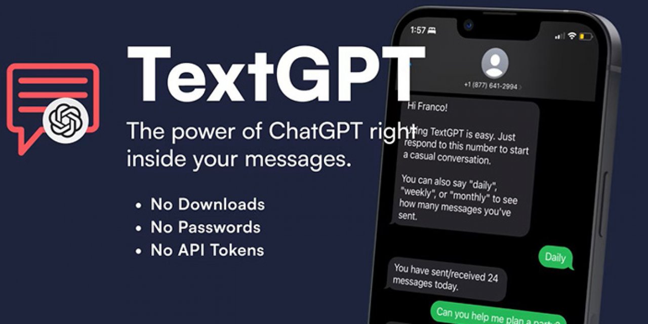 ChatGPT telefonun mesajlar bölümüne geldi