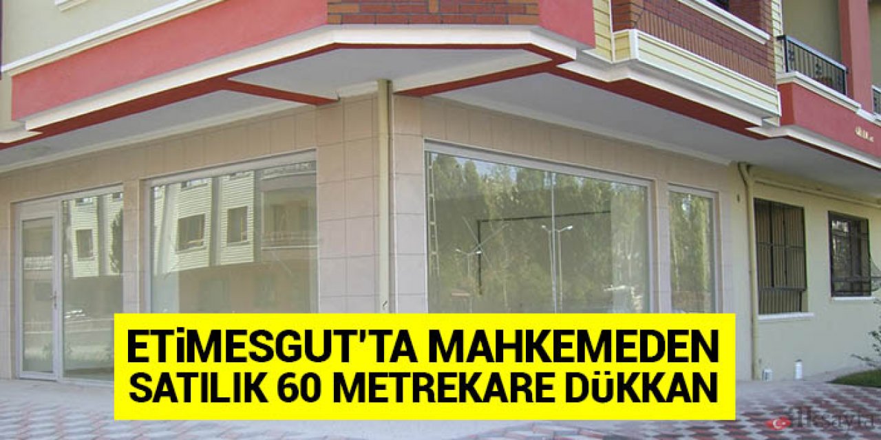 Ankara Etimesgut’ta icradan satılık dükkân