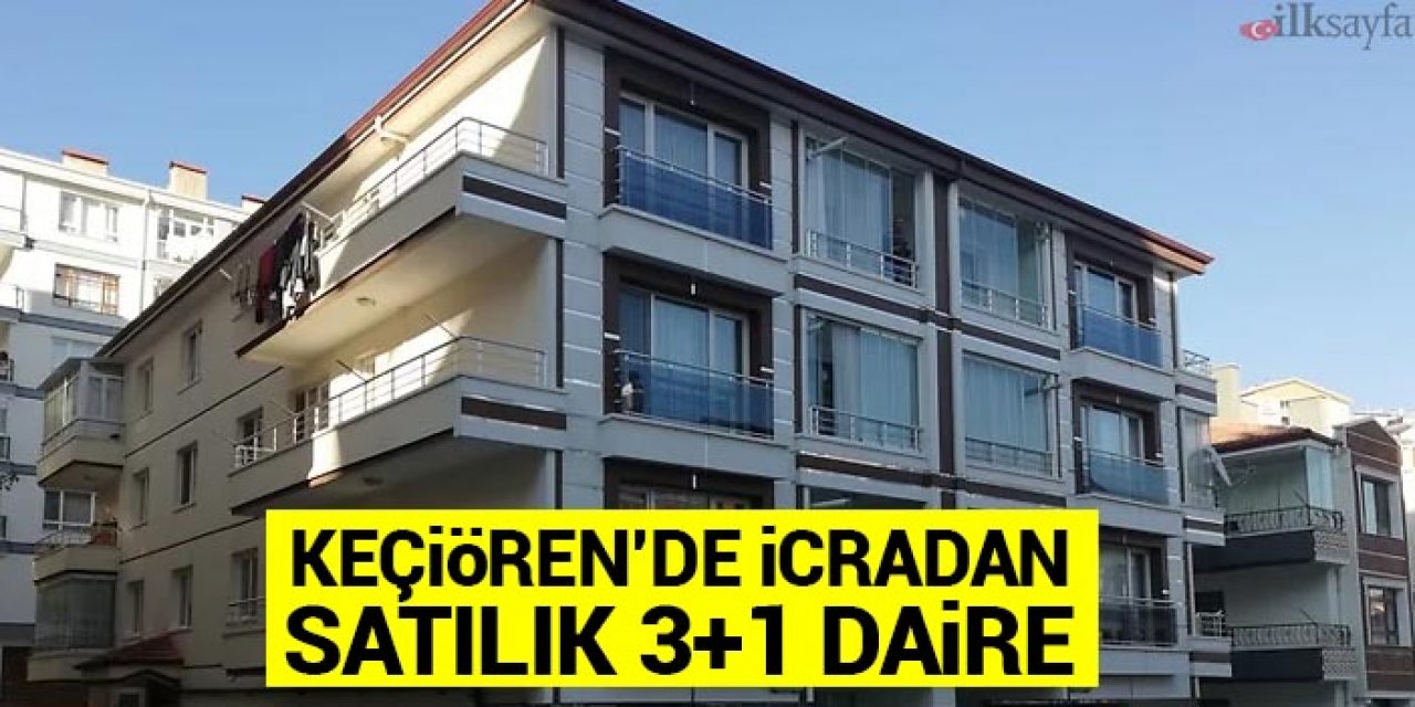 Ankara Keçiören’de icradan satılık 3+1 daire