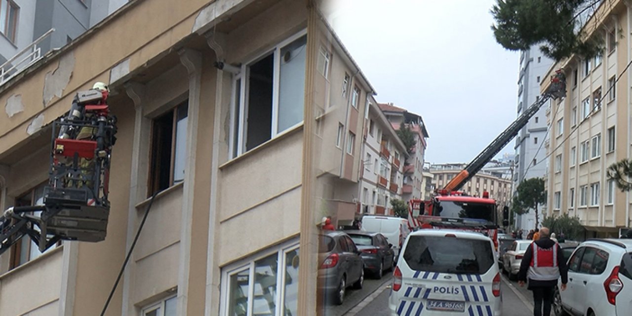 İstanbul'da 5 katlı binada yangın: 1'i çocuk 3 yaralı