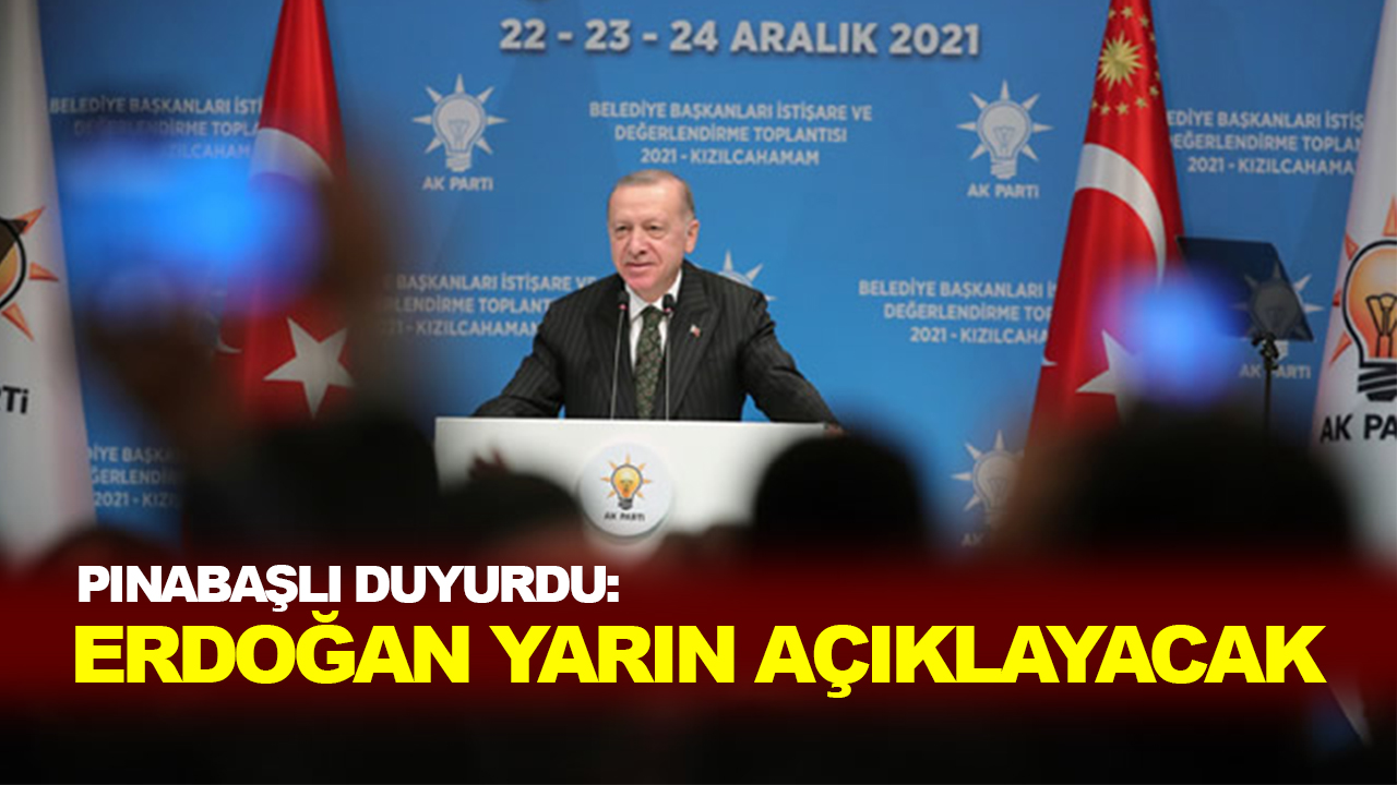 Gazeteci Pınarbaşlı duyurdu: Erdoğan pazartesi müjdeler açıklayacak!
